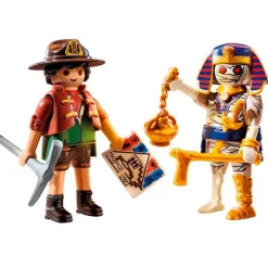 Playmobil Duo Cazador de Tesoro y Momia