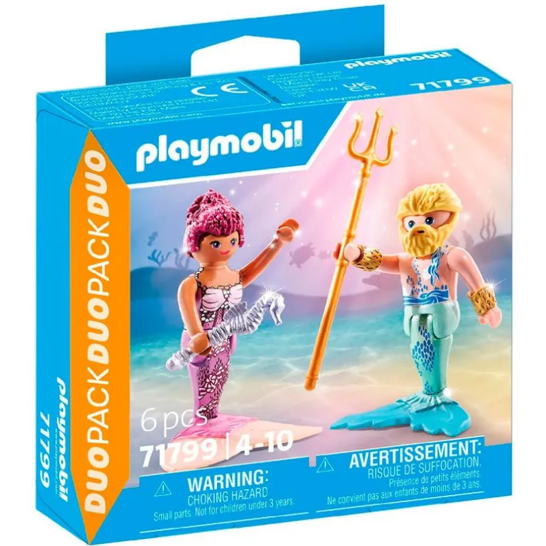 Playmobil Duo Sirena y Tritón