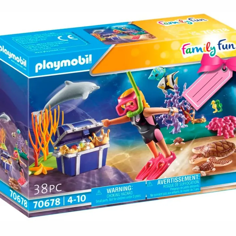 Playmobil Family Fun Buceadora de Tesoros