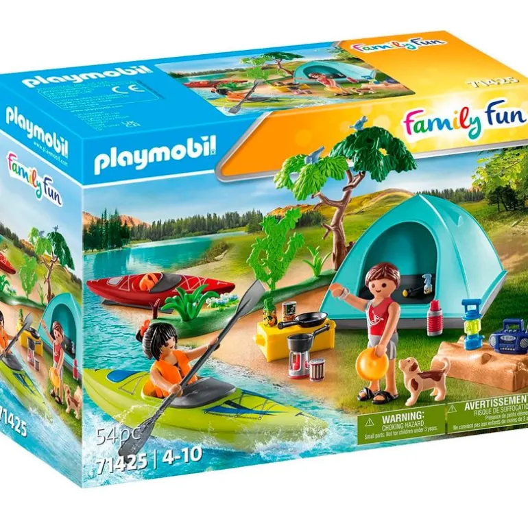 Playmobil Family Fun Camping con Hoguera