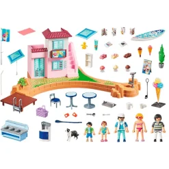 Playmobil Family Fun Heladería en el Puerto