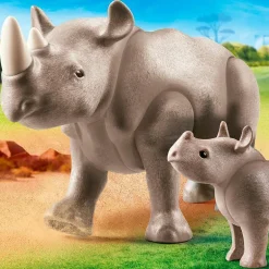 Playmobil Family Fun Rinoceronte con Bebé