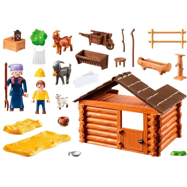 Playmobil Heidi Establo de Cabras de Pedro