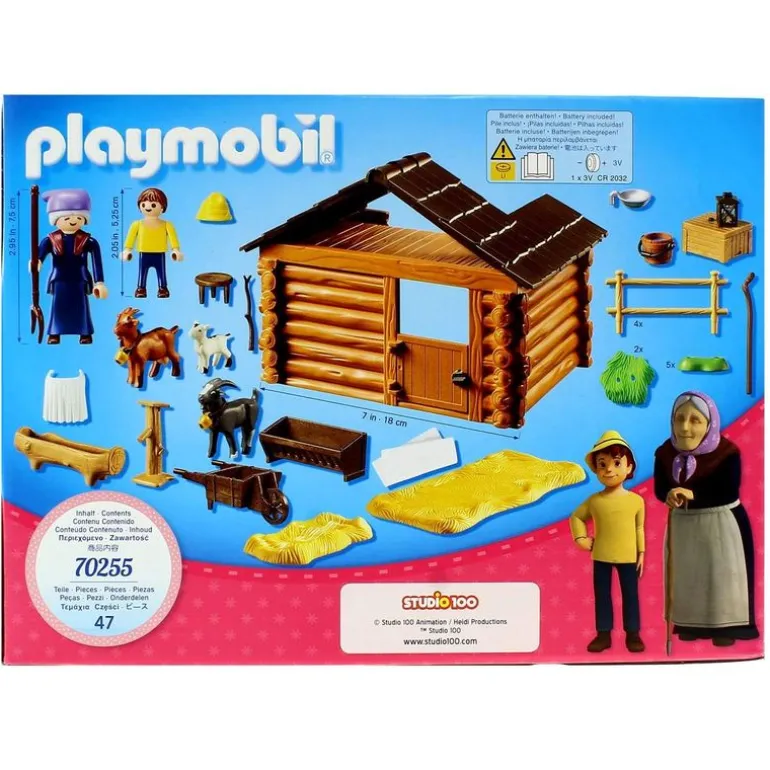 Playmobil Heidi Establo de Cabras de Pedro