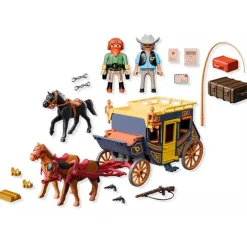 Playmobil History Diligencia del Salvaje Oeste