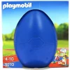Playmobil Huevo Azul Jugadores de Baloncesto