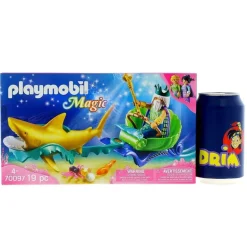 Playmobil Magic Rey del Mar con Carruaje Tiburón