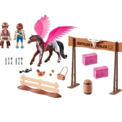 Playmobil Movie Marla, Del y Caballo con Alas