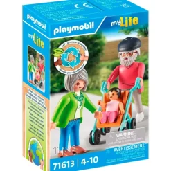 Playmobil My Life Abuelos y Bebé