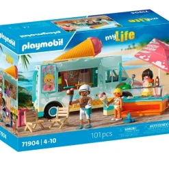 Playmobil My Life Camión Helados con Tienda Surf