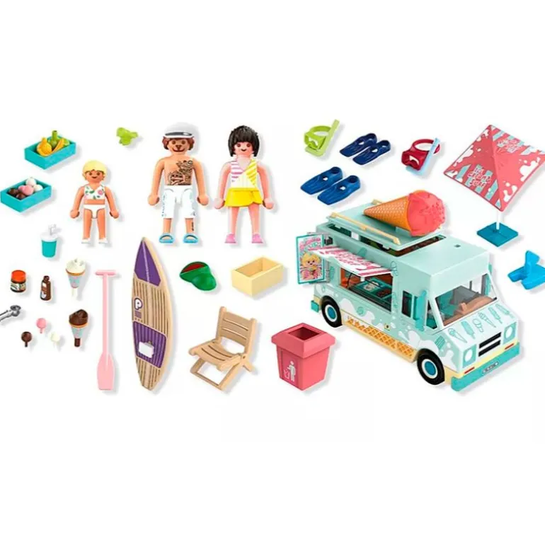 Playmobil My Life Camión Helados con Tienda Surf