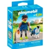 Playmobil My Life Corredor con Border Collie