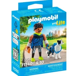 Playmobil My Life Corredor con Border Collie