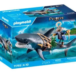 Playmobil Pirates Tiburón Gigante con Pirata