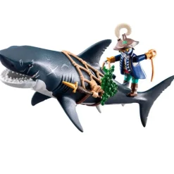 Playmobil Pirates Tiburón Gigante con Pirata