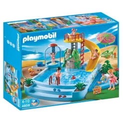 Playmobil Piscina con tobogan