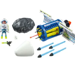 Playmobil Space Satélite con Láser para Meteoritos