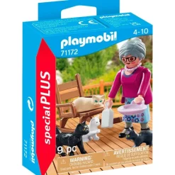Playmobil Special Plus Abuela con Gatitos