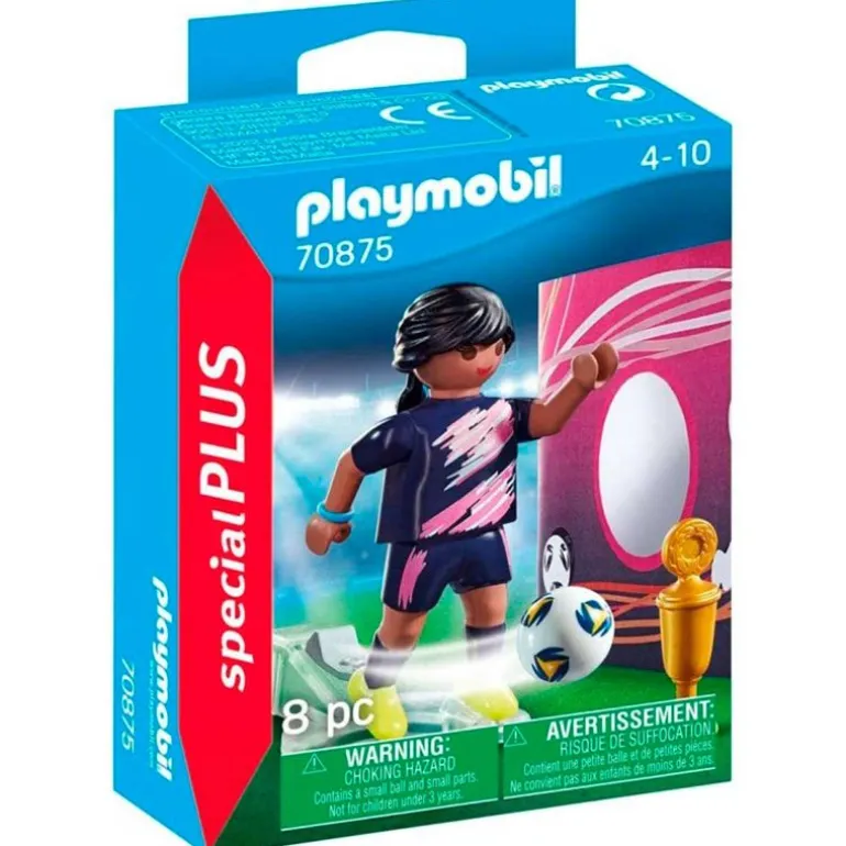 Playmobil Special Plus Futbolista con Muro