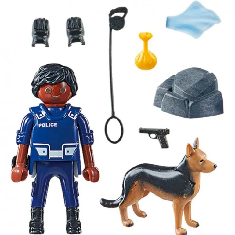 Playmobil Special Plus Policía con Perro