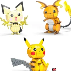 Pokémon Construcción Pichu, Pikachu y Raichu