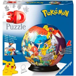 Pokémon Puzzle Bola 3D 72 Piezas