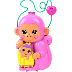 Polly Pocket Aventuras en Río Mamá Mono y su Bebé