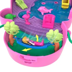 Polly Pocket Aventuras en Río Mamá Mono y su Bebé