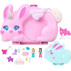 Polly Pocket Estuche 2 en 1 Diversión con Conejitos
