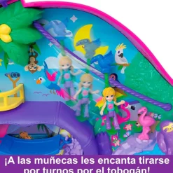 Polly Pocket Estuche Familia Perezosos 2 en 1