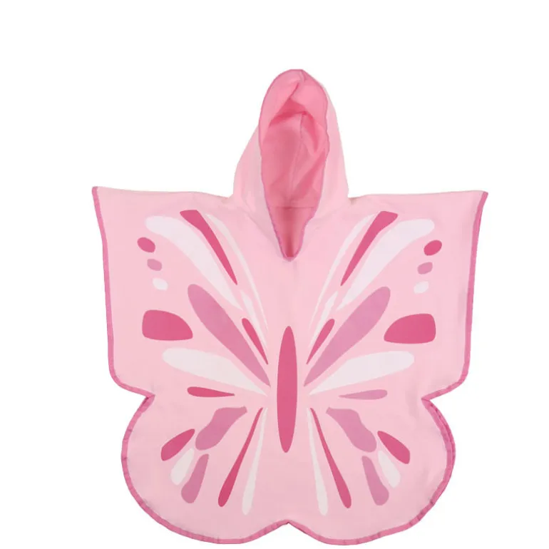 Poncho Microfibra Mariposa