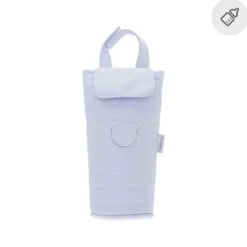 Portabiberón Gofre Azul