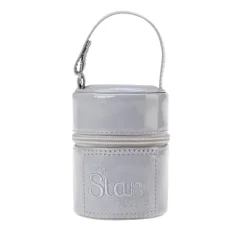 Portachupetes Charol Gris