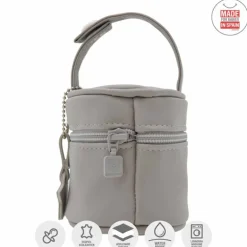 Portachupetes Mate Gris