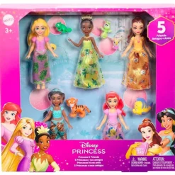 Princesas Disney Pack Mini Muñecas y Amigos