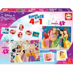 Princesas Disney Super Pack 4 en 1
