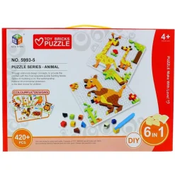 Puzzle 6 en 1 Animales