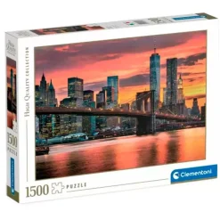 Puzzle 1500 Piezas Noche Nueva York