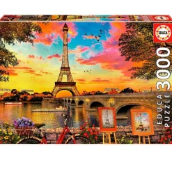 Puzzle 3000 Piezas Puesta de Sol en París