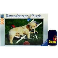 Puzzle Cachorros Golden Retriver 500 Piezas