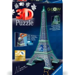 Puzzle 3D Torre Eiffel Brilla Oscuridad