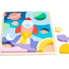 Puzzle Espacial de Madera con 42 Piezas