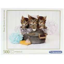 Puzzle Gatitos en el Baño 500 Piezas