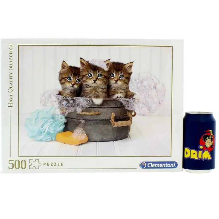 Puzzle Gatitos en el Baño 500 Piezas