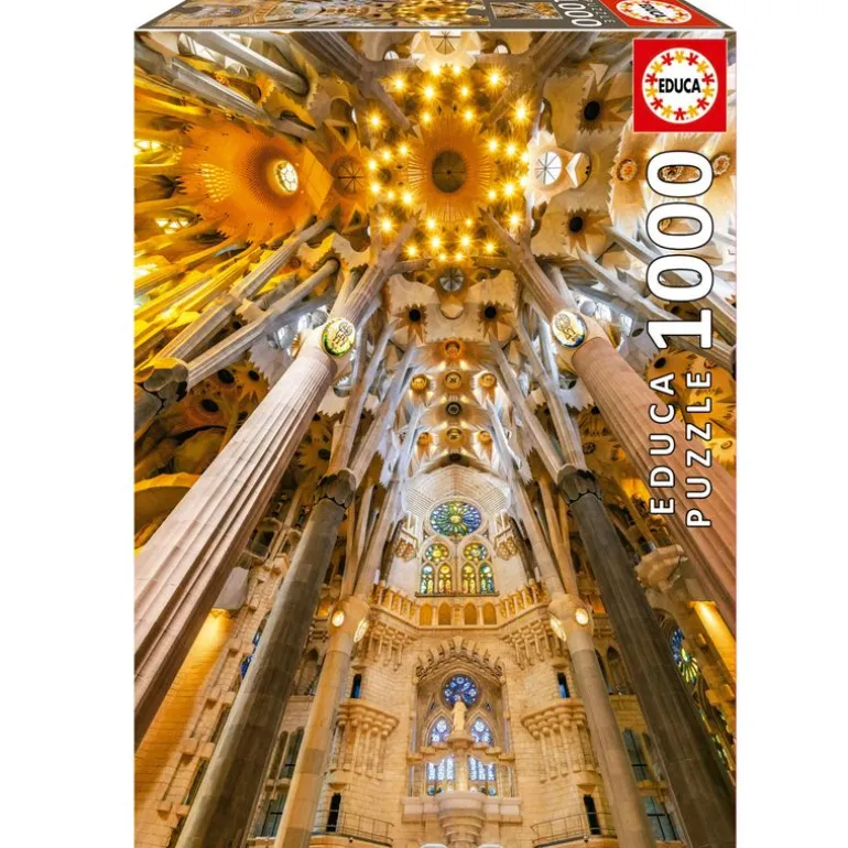 Puzzle Interior Sagrada Familia 1000 Piezas