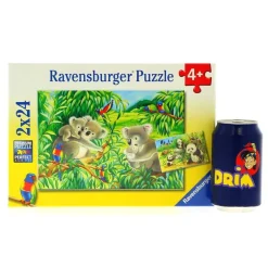 Puzzle Koala y Panda 2 x 24 Piezas