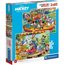 Puzzle Mickey & Friends 2x60 Piezas