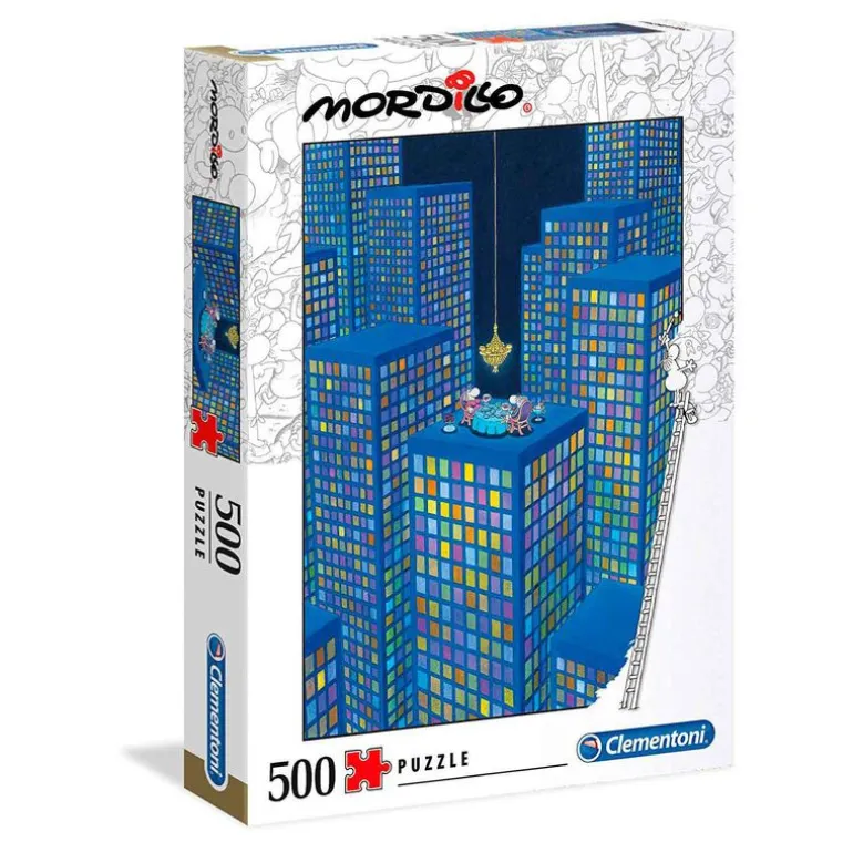 Puzzle Mordillo Anochecer 500 piezas