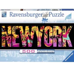 Puzzle panorama graffiti New York 500 piezas