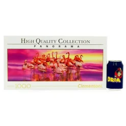 Puzzle Panorámico El Baile de los Flamencos 1.000 Piezas